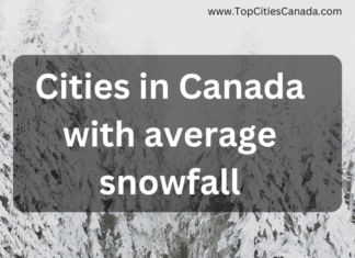 Cities in Canada