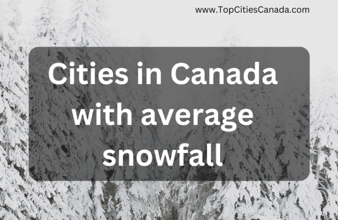 Cities in Canada