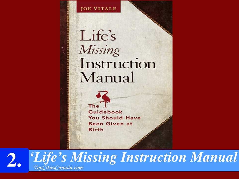 'Life's Missing Instruction Manual