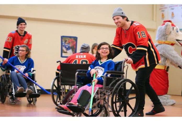 Monahan, Flames with Townsend Tigers spent time well children's hospital