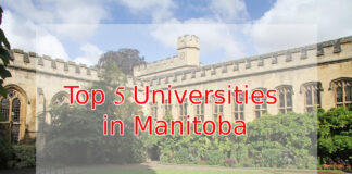 Top 5 Universities in Manitoba