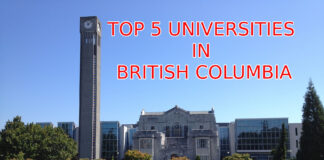 Top 5 Universities in British Columbia